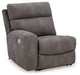 Next-Gen DuraPella Power Reclining Sectional Loveseat with Console - Dow Furniture (ME)