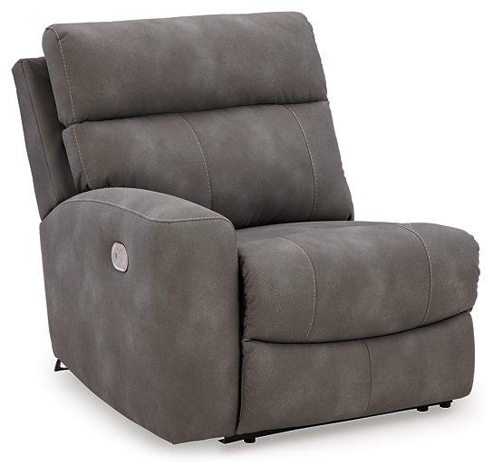 Next-Gen DuraPella Power Reclining Sectional Loveseat - Dow Furniture (ME)
