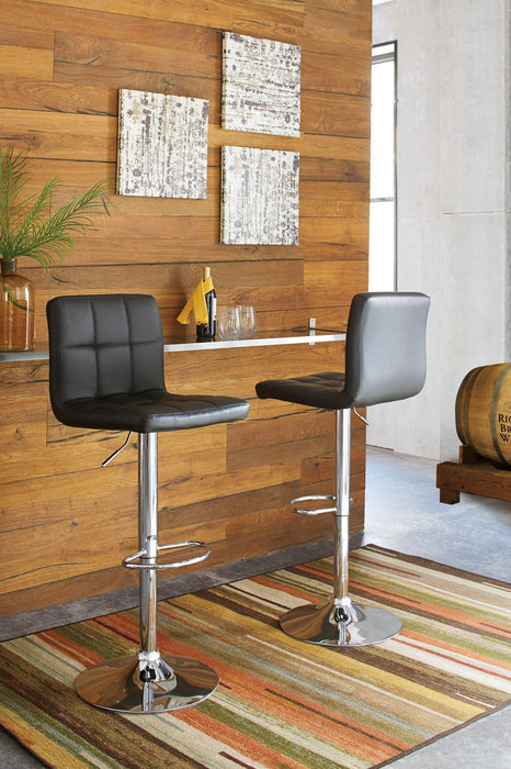 Bellatier Adjustable Height Bar Stool - Dow Furniture (ME)