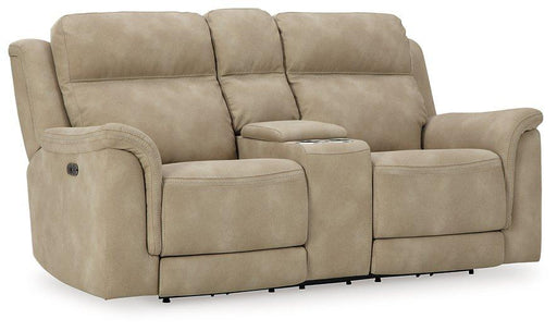 Next-Gen DuraPella Power Reclining Loveseat with Console - Dow Furniture (ME)