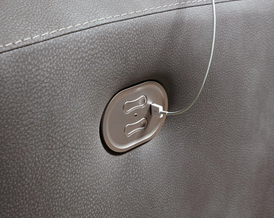 Next-Gen DuraPella Power Reclining Sectional Loveseat - Dow Furniture (ME)