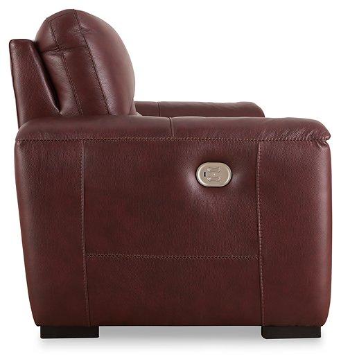 Alessandro Power Reclining Loveseat with Console - Dow Furniture (ME)