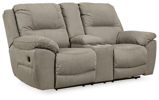 Next-Gen Gaucho Reclining Loveseat with Console - Dow Furniture (ME)