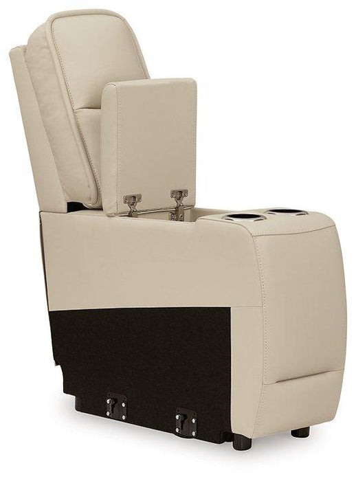 Double Deal Reclining Sectional with 2 Consoles - Dow Furniture (ME)