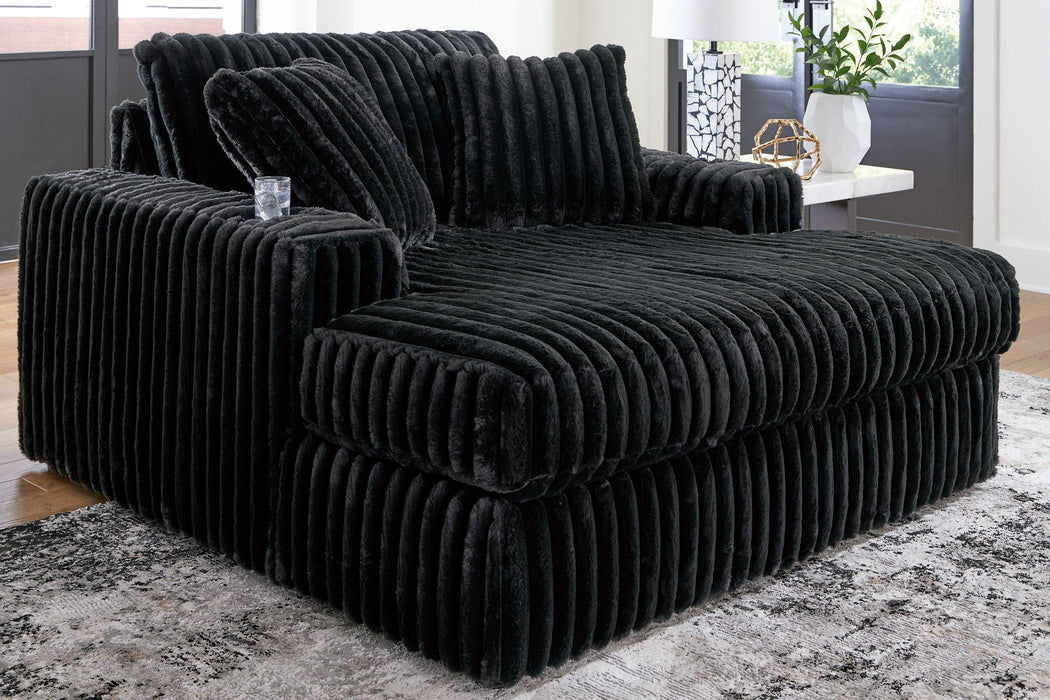 Midnight-Madness Oversized Chaise - Dow Furniture (ME)