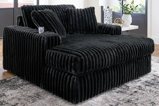 Midnight-Madness Oversized Chaise - Dow Furniture (ME)