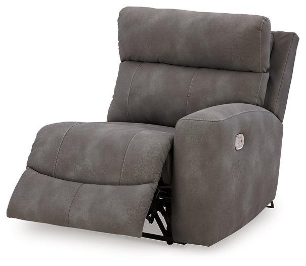 Next-Gen DuraPella Power Reclining Sectional Loveseat - Dow Furniture (ME)