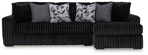 Midnight-Madness Sectional Sofa with Chaise - Dow Furniture (ME)