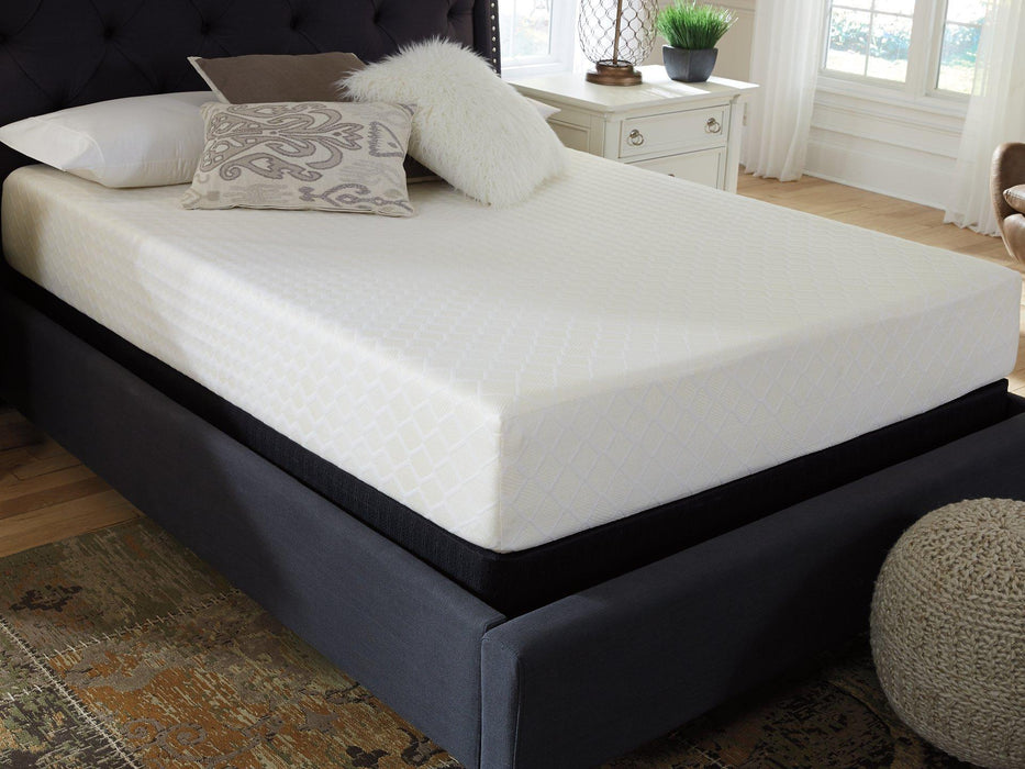 10 Inch Chime Memory Foam Mattress Set - Dow Furniture (ME)