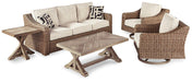 Beachcroft Outdoor Seating Set - Dow Furniture (ME)