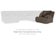 Top Tier Reclining Sectional with Chaise - Dow Furniture (ME)