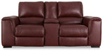 Alessandro Power Reclining Loveseat with Console - Dow Furniture (ME)