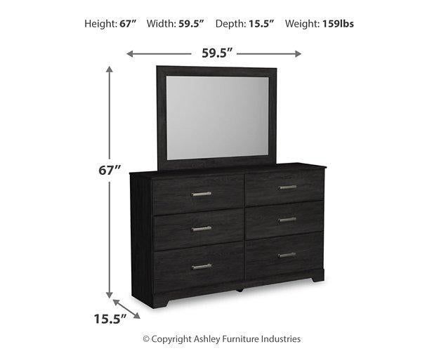 Belachime Dresser and Mirror - Dow Furniture (ME)