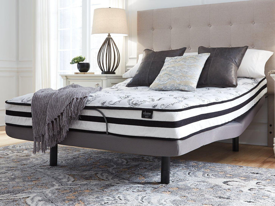 8 Inch Chime Innerspring Mattress Set - Dow Furniture (ME)