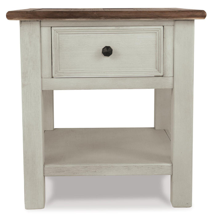 Bolanburg Chairside End Table with USB Ports & Outlets