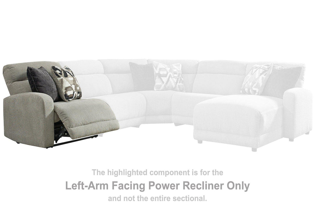 Colleyville Power Reclining Sectional with Chaise - Dow Furniture (ME)