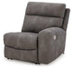 Next-Gen DuraPella Power Reclining Sectional Loveseat with Console - Dow Furniture (ME)
