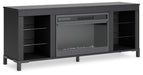 Cayberry 60" TV Stand with Electric Fireplace - Dow Furniture (ME)