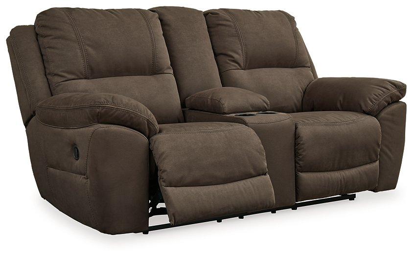 Next-Gen Gaucho Reclining Loveseat with Console - Dow Furniture (ME)