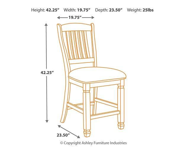 Bolanburg Counter Height Bar Stool - Dow Furniture (ME)
