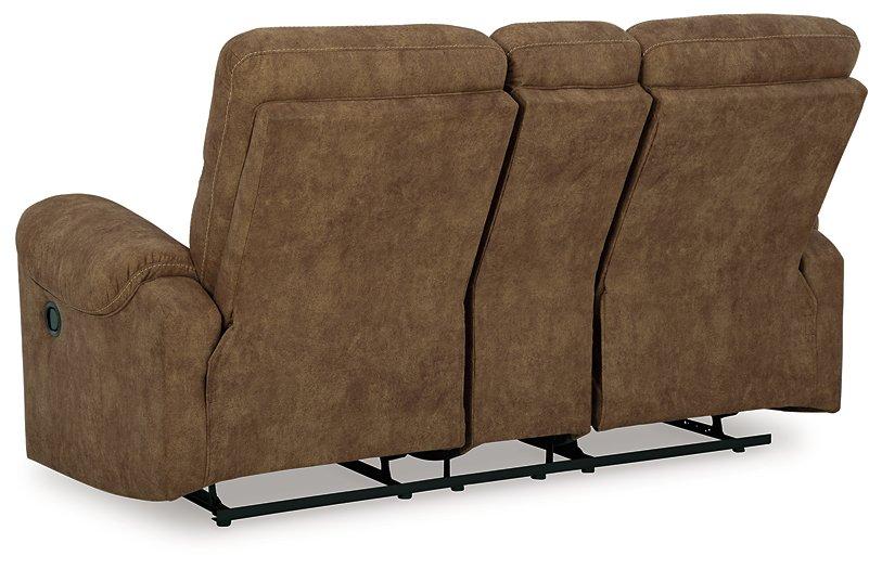 Edenwold Reclining Loveseat with Console - Dow Furniture (ME)