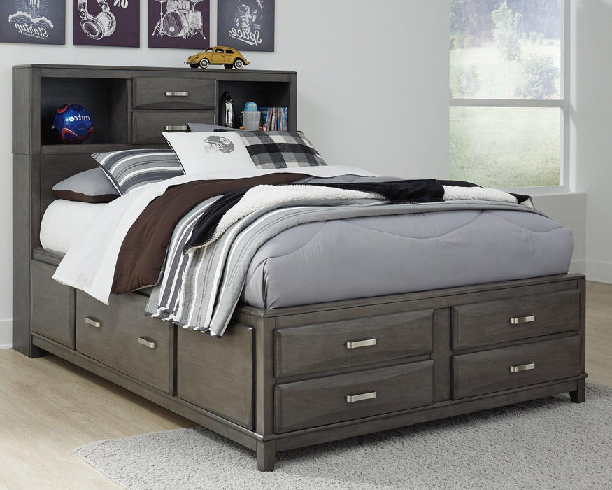 Caitbrook Storage Bed with 7 Drawers - Dow Furniture (ME)
