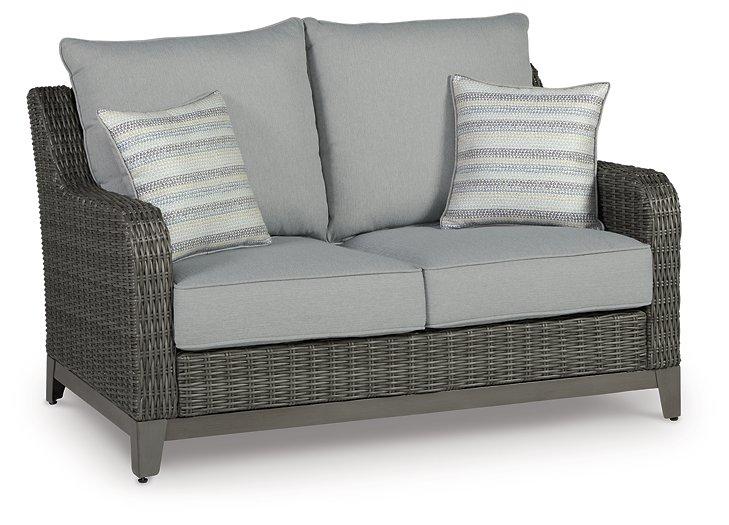Elite Park Outdoor Loveseat with Cushion - Dow Furniture (ME)