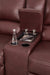 Alessandro Power Reclining Loveseat with Console - Dow Furniture (ME)