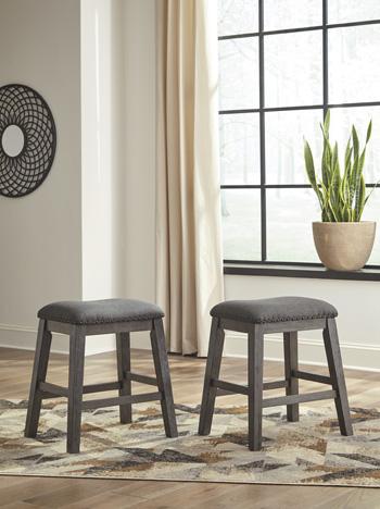 Caitbrook Counter Height Upholstered Bar Stool - Dow Furniture (ME)