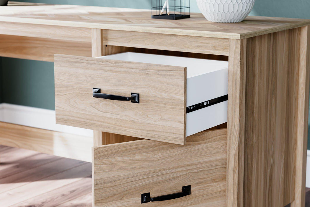 Battelle 60" Home Office Desk with Return - Dow Furniture (ME)