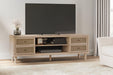 Cielden 72" TV Stand with Electric Fireplace - Dow Furniture (ME)