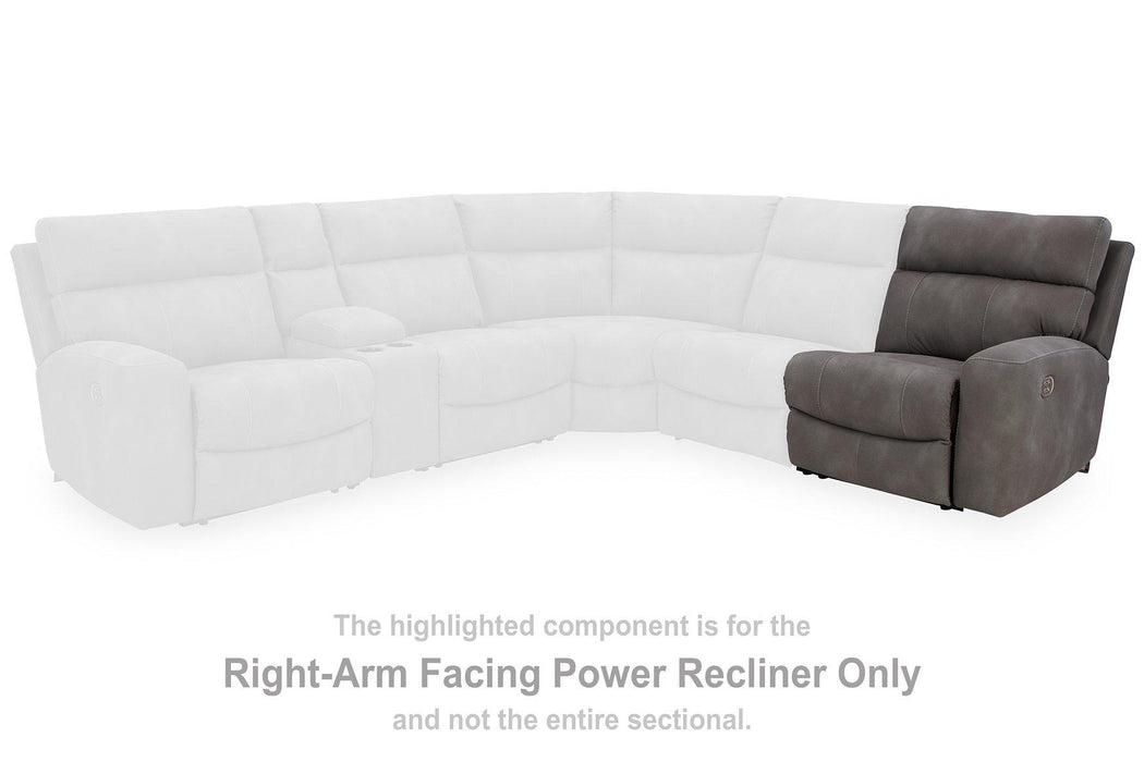 Next-Gen DuraPella Power Reclining Sectional - Dow Furniture (ME)