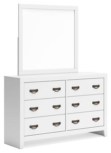 Binterglen Dresser and Mirror - Dow Furniture (ME)