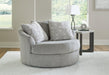 Casselbury Oversized Swivel Accent Chair - Dow Furniture (ME)