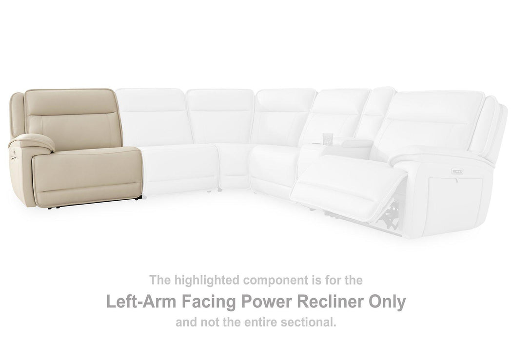 Double Deal Reclining Sectional with Console - Dow Furniture (ME)