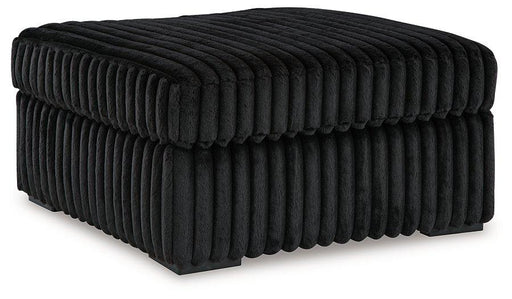 Midnight-Madness Oversized Accent Ottoman - Dow Furniture (ME)