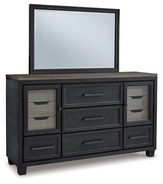 Foyland Dresser and Mirror - Dow Furniture (ME)