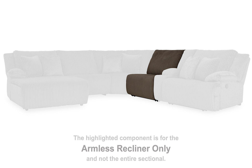 Top Tier Reclining Sectional with Chaise - Dow Furniture (ME)