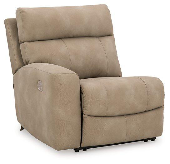 Next-Gen DuraPella Power Reclining Sectional Loveseat with Console - Dow Furniture (ME)