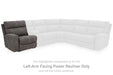 Next-Gen DuraPella Power Reclining Sectional Loveseat - Dow Furniture (ME)