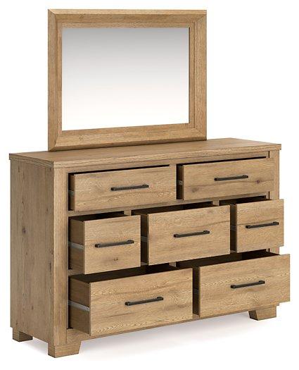 Galliden Dresser and Mirror - Dow Furniture (ME)