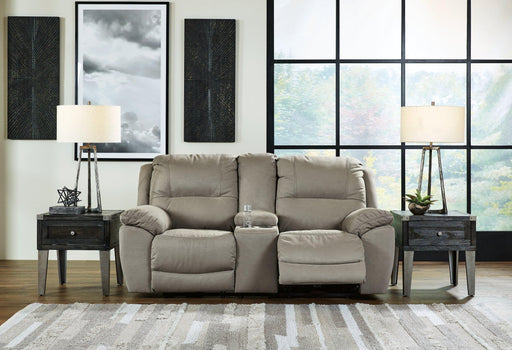 Next-Gen Gaucho Reclining Loveseat with Console - Dow Furniture (ME)