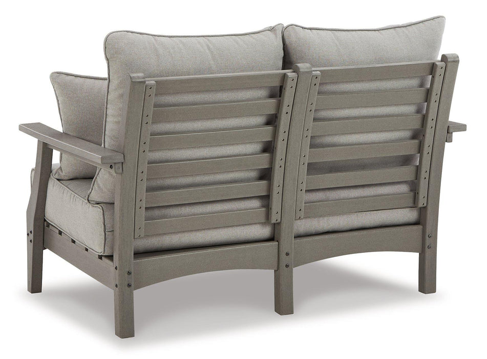 Visola Outdoor Sofa and Loveseat Set - Dow Furniture (ME)