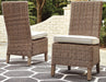 Beachcroft Outdoor Side Chair with Cushion (Set of 2) - Dow Furniture (ME)