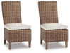 Beachcroft Outdoor Side Chair with Cushion (Set of 2) - Dow Furniture (ME)