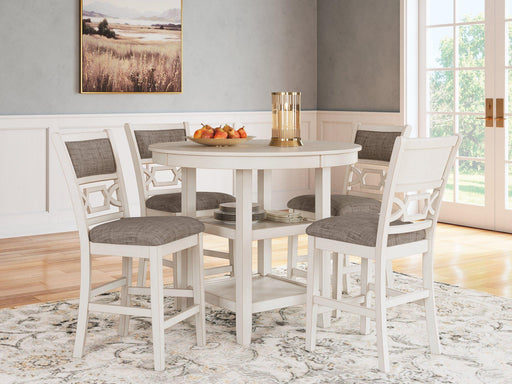 Erinberg Counter Height Dining Table and 4 Barstools (Set of 5) - Dow Furniture (ME)