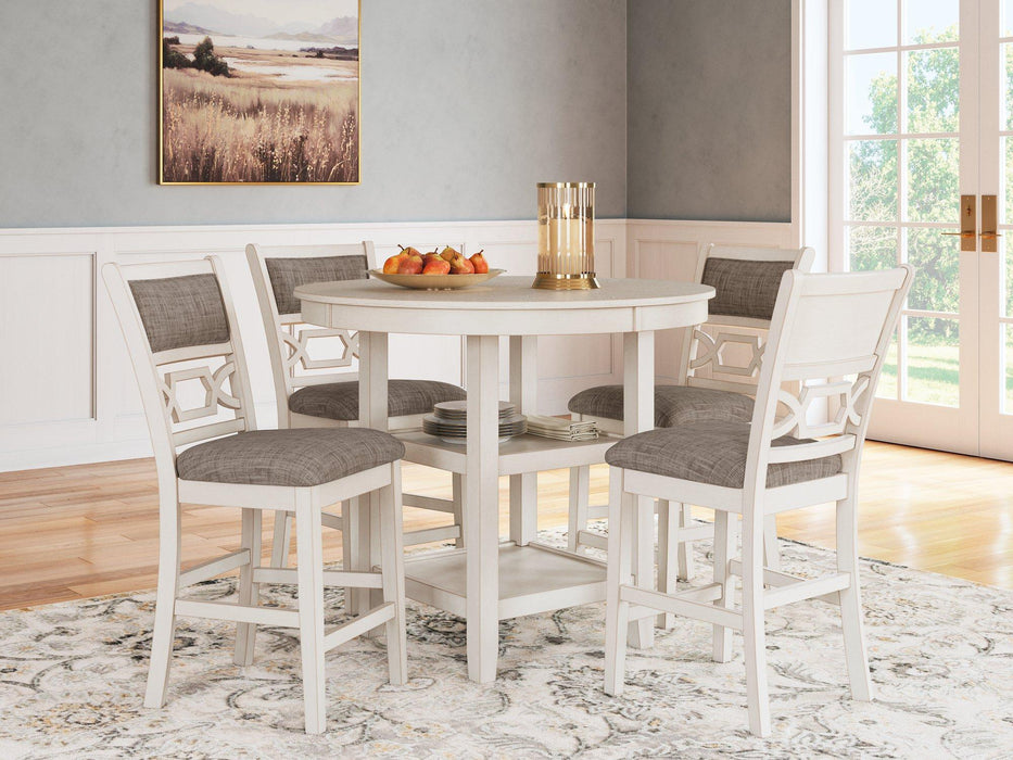Erinberg Counter Height Dining Table and 4 Barstools (Set of 5) - Dow Furniture (ME)