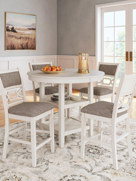 Erinberg Counter Height Dining Table and 4 Barstools (Set of 5) - Dow Furniture (ME)