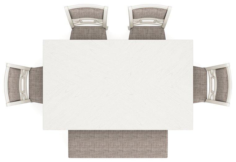 Erinberg Dining Table and 4 Chairs and Bench (Set of 6) - Dow Furniture (ME)
