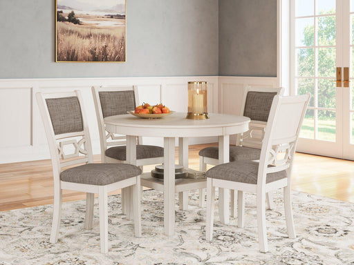 Erinberg Dining Table and 4 Chairs (Set of 5) - Dow Furniture (ME)